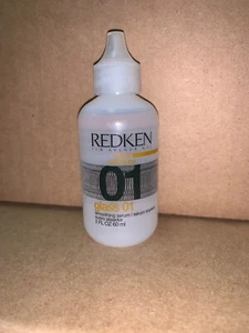 Redken Glass 01 2oz Smoothing Serum Latest *Yellow Lettering*  Discontinued NIB - Picture 1 of 2