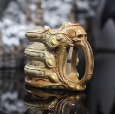 H.R Giger Style Alien Pen Container H12cm Cup Holder Model Ornament Collection - Image 1 of 4