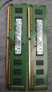 8GB (2x4GB) 1Rx8  PC3-12800u DDR3-1600MHz 1Rx8 Non-ECC  Samsung M378B5173DB0-CK0 - Picture 1 of 3