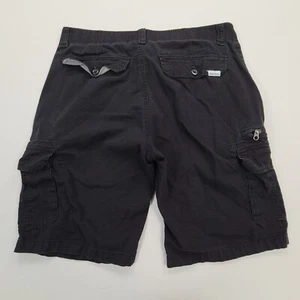 WearFirst Shorts Mens 36 Black Cargo Utility Outdoors Casual Comfort Adult - Picture 1 of 7