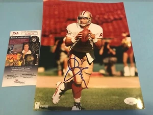 STEVE YOUNG SIGNED 8X10  san francisco 49ers    JSA COA  - Picture 1 of 3