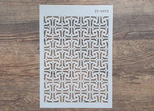 Schablone grafisches Muster Wandtattoo Vintage Malerei Stencil ST-1010464 - Bild 1 von 5