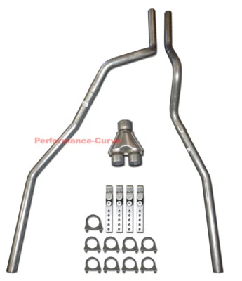 04-08 Ford F150 4.6 5.4 Camión Mandril Doblado Rendimiento Doble Escape con Tubo Y Foto 1 de 2