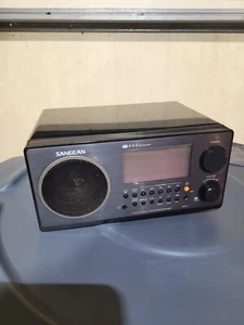 Sangean WR-2   2 Band AM/FM Radio Receiver Black Frame Unit Working  - Picture 1 of 13