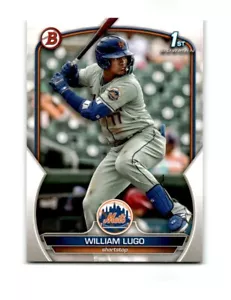 2023 1st Bowman Prospect William Lugo Baseball Card BP-141 New York Mets - Picture 1 of 2