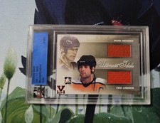 Ultimate Vault Idols Mark Messier & Eric Lindros 1 of 1 game used jersey card