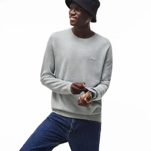 MAGLIA UOMO GIROCOLLO LACOSTE 100% COTONE art. AH4082 - 2 colori - Picture 1 of 10