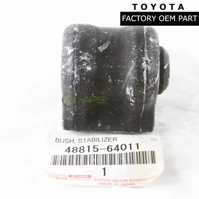 Buje de barra estabilizadora delantera derecha original Toyota Prius V 2012-2017 OEM 48815-64011 Foto 1 de 4