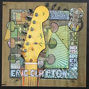 MINT Eric Clapton 2008 Firehouse Europe & North America Tour A/P Poster - Picture 1 of 1