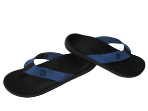 SPENCO TS ORTHOPEDIC BLUE LEATHER THONG SANDAL MEN'S US 11 EUR 45 UK 10.5  NICE - Picture 1 of 9