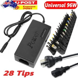 Laptop Adapter 96W Universal 12-24V Adjustable Portable Charger Power Supply AU - Picture 1 of 14