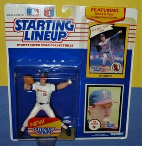 1990 JIM ABBOTT California Anaheim Angels #25 Rookie Starting Lineup - Picture 1 of 3