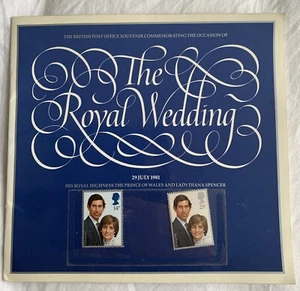 Post Office Souvenir Stamps Commemorating Royal Wedding 1981 Stamps & book - Picture 1 of 5