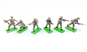 De colección Gran Bretaña Detalle Segunda Guerra Mundial Ejército Británico x6 Juego Completo L14 - Imagen 1 de 6