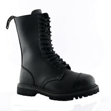 Grinders Herald Black Boots 14 Eye Formal Leather Military Uniform