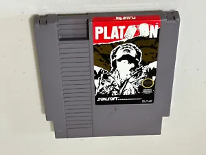 Platoon (Nintendo NES) Authentic Tested - Picture 1 of 3