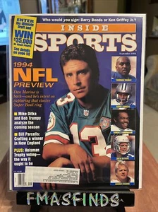 H1 SEPT 1994 DAN MARINO DOLPHINS Inside SPORTS Football Magazine - Picture 1 of 1