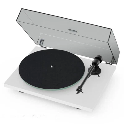 Pro-ject T1 OM5E Giradischi Bianco con Piatto in Vetro e Braccio in Alluminio - Bild 1 von 4