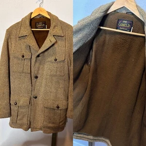 Campus Outerwear Verdadera De Colección Hecha en EE. UU. Años 70 Sherpa Chaqueta Larga de Lana 40 Largo - Imagen 1 de 12