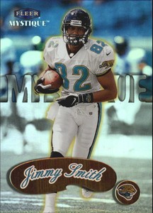1999 Fleer Mystique Gold Jacksonville Jaguars Football Card #12 Jimmy Smith