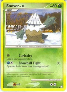2x (pok-MT-101) Snover (C) Pokemon D&P Mysterious Treasures Card # 101 - Picture 1 of 1