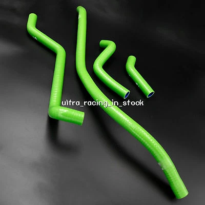 GREEN fit Kawasaki KFX700 KFX 700 V Force 2004 -2009 2005 Silicone Radiator Hose - Image 1 of 4