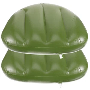 2 Pcs Floatation Cushion Fishing Boat Cushions Kayak Office Pvc Seat - Picture 1 of 12