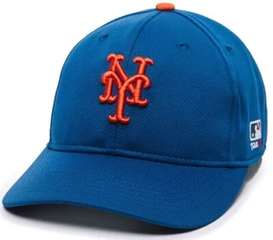 New York Mets MLB OC Sports Performance Wicking Hat Cap Adult Men's Adjustable - Picture 1 of 2