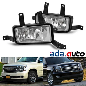 For 2015-2020 Chevy Tahoe/Suburban/GMC/Yukon XL Bumper Fog Light Pair w/Bulb - Picture 1 of 7