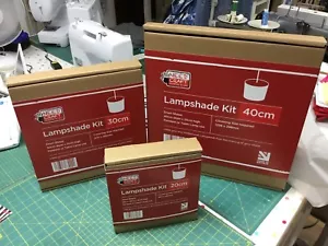 Need Craft Trommel Lampenschirm Sets 3 Größen 25cm, 40cm oder 45cm - Bild 1 von 3