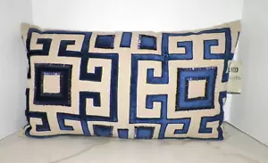Callisto Home Kissen 23 1/2" x 14" blau Neu mit Etikett - Bild 1 von 6