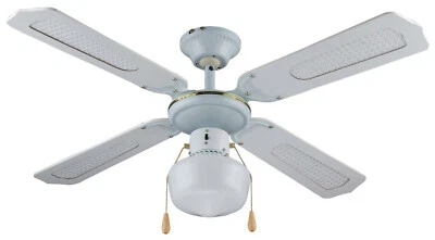VENTILATORE VENTILATORI A SOFFITTO VINCO 70912 3 VELOCITA' 1 LUCE 4 PALE 107 CM - Immagine 1 di 4
