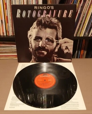 RINGO STARR Ringo's Rotogravure Vinyl L.P *1976 UK w/Insert* 2302 040 - VG+/VG - Image 1 of 4