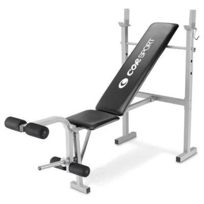 COR SPORT Panca pesistica palestra pesi ➡️ leg curl poggia bilanciere schienale regolabile