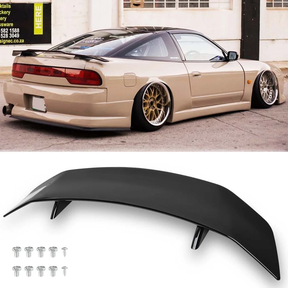 46" Rear Trunk Spoiler Lip Wing Racing Glossy Black For Nissan 200SX 240SX 300ZX - Image 1 of 4