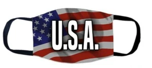 Face Mask - WHOLESALE USA Flag CORPS EGA LOGO SEAL BATTLE COLORS Washable - Picture 1 of 8