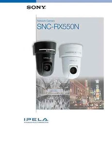 Sony IPELA SNC-RX550N PTZ 26x Day/Night Network Camera - Picture 1 of 1