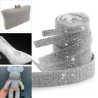 Arts Crafts Diamond Ribbon Trim Tape Crystal Sticker Self-Adhesive Rhinestone
