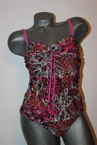 Triumph Tankini "Sloggi Pink Paradise" CTOL Gr.38 + Tai pink gemustert - Picture 1 of 12