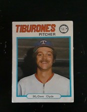 1977-78 Venezuelan Winter League Sticker Dave Clyde #90
