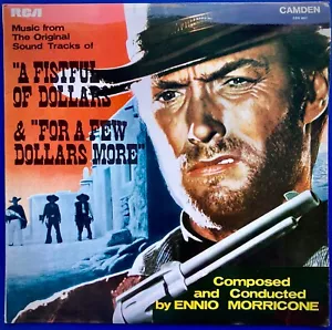 Fistful of Dollars / Few Dollars More ORIGINAL UK Vinyl LP Ennio Morricone - Picture 1 of 6