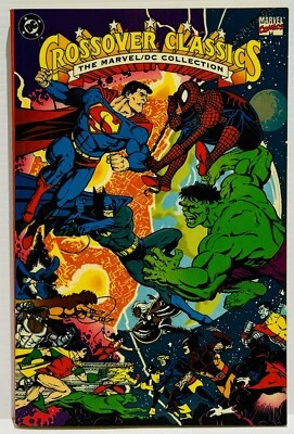 CROSSOVER CLASSICS # 1ª impresión [1991 TPB Marvel/DC] EN MUY BUEN ESTADO Spider-man Batman Hulk Foto 1 de 4
