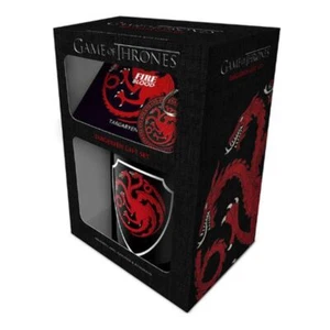 Game Of Thrones Targaryen Mug Coaster & Keychain Gift Set - Picture 1 of 2