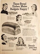 Vintage Fleischmann's Yeast Chatelaine 1948 Magazine Print Ad Budget Cooking