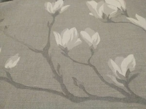 LAURA ASHLEY MAGNOLIA GROVE SLATE GREY - MADE TO MEASURE ROMAN BLIND - Picture 1 of 2