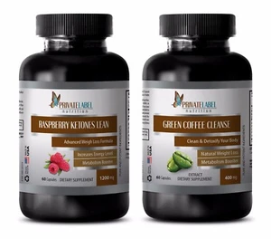 Antioxidant booster - RASPBERRY KETONES – GREEN COFFEE CLEANSE COMBO - raspberry - Picture 1 of 12