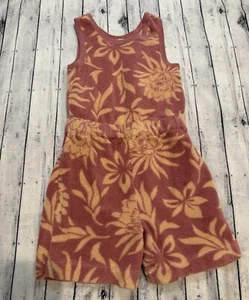 Faherty Kids Cabana Towel Terry Romper Beach Resort 4t Flowers - Picture 1 of 4