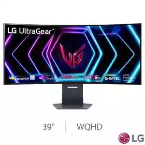 LG UltraGear 39' WQHD 240Hz OLED Gaming Monitor - 39GS95QE-B - Ref 5424-1-AA - Afbeelding 1 van 16