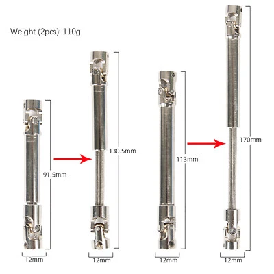 NEU CVD Antriebswelle für 1/10 RC Crawler Axial SCX10 Off-road Climbing Auto