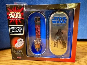 Star Wars - Ep. Reloj fundido a presión de Darth Maul ""The Phantom Menace"" - Nuevo en caja (1990) - Imagen 1 de 7